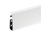 Cezar High Line Plastic Skirting Board with Wire Cover Design
