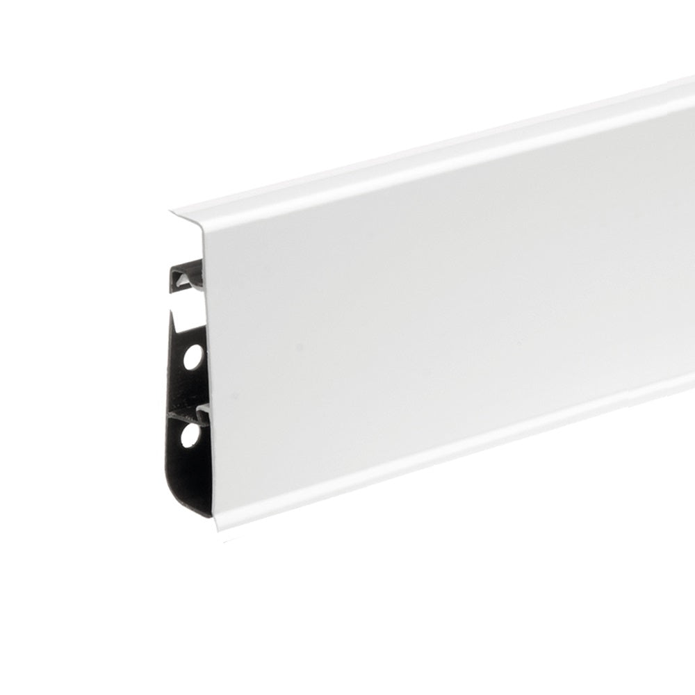 Cezar High Line Plastic Skirting Board with Wire Cover Design
