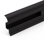 Cezar Premium Plastic Skirting Board with Wire Cover Design
