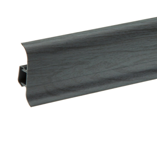 Cezar Premium Plastic Skirting Board with Wire Cover Design