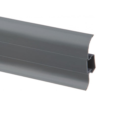 Cezar Premium Plastic Skirting Board with Wire Cover Design