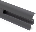 Cezar Premium Plastic Skirting Board with Wire Cover Design