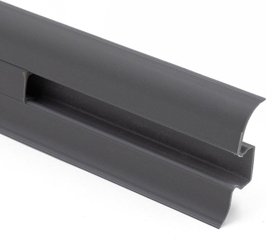 Cezar Premium Plastic Skirting Board with Wire Cover Design