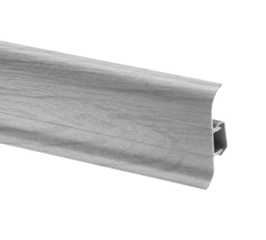 Cezar Premium Plastic Skirting Board with Wire Cover Design