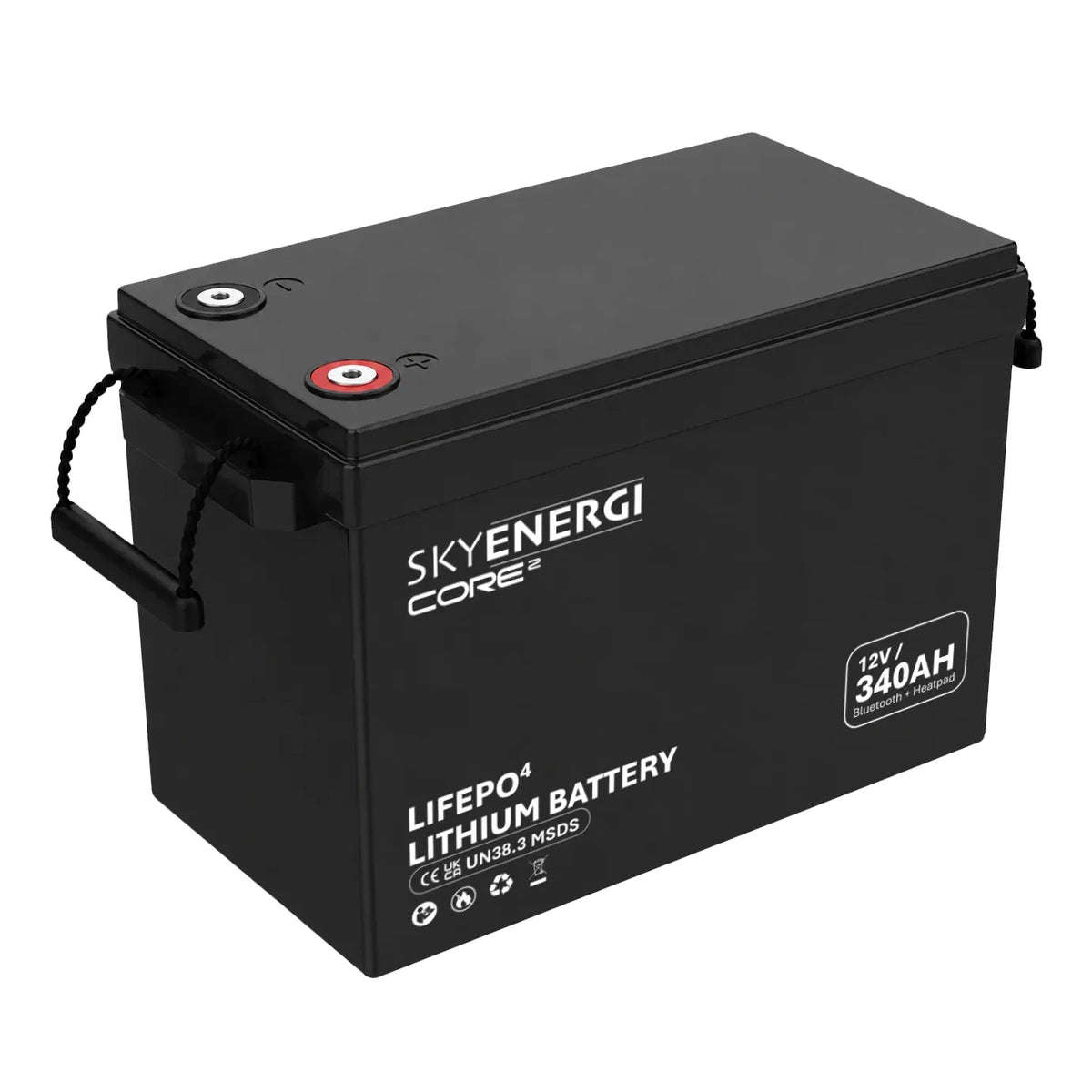 Skyenergi Core2 340Ah  Lithium Leisure Battery - Bluetooth & Heat-Pad