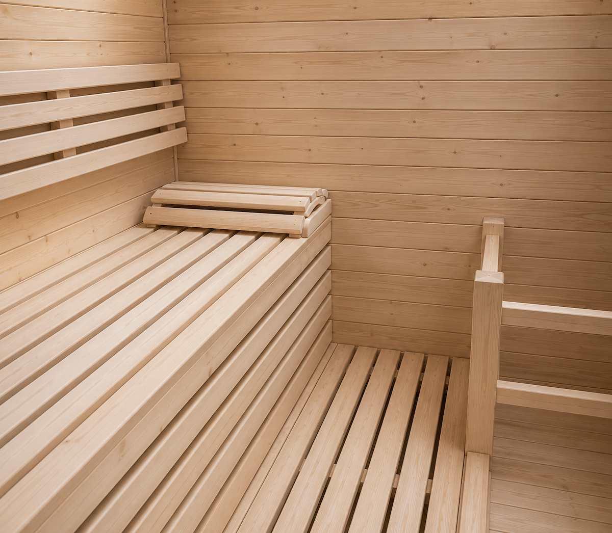Outdoor House Sauna with Skylight — Red Cedar / Thermo Wood / Pine | 3-4 Person
