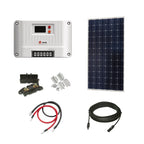 Victron 190 Watt Solar Panel & SRNE MPPT Shiner 2430 Charge Controller, Cable, Mounting & Gland.