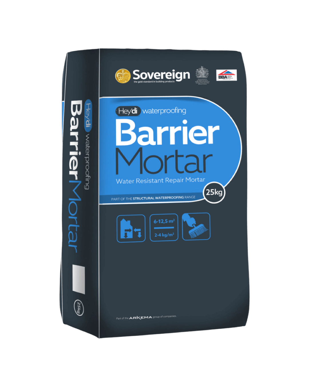 Sovereign Hey'Di Barrier Mortar – High-Performance Waterproof Repair Mortar - 25kg