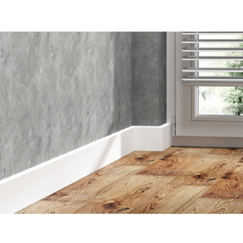 Status Line Plastic Skirting Board - Water Resistant Skirting 2.2m