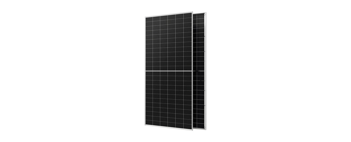 AIKO Stellar 1N+ 645W N-Type ABC, 72 Cell, Silver Frame, Dual Glass MC4-EVO2