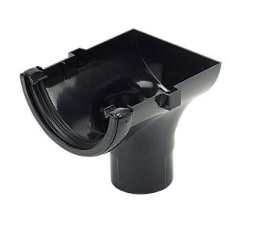 Gutter and Downpipe - Black Round from Marshall-Tufflex - Virtual Plastics Ltd.