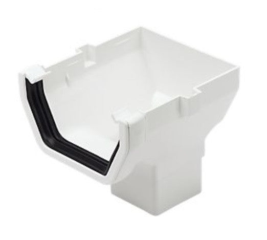 Gutter and Downpipe - White Square from Marshall-Tufflex - Virtual Plastics Ltd.