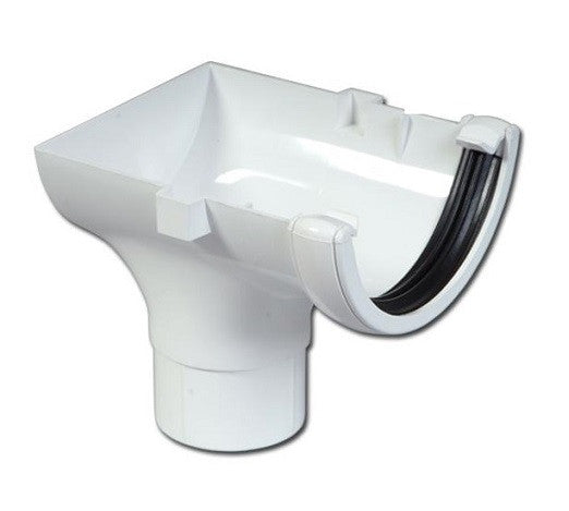 Gutter and Downpipe - White Round from Marshall-Tufflex - Virtual Plastics Ltd.