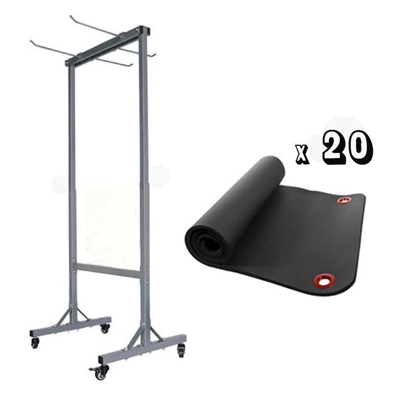 Muscle Motion Storage Rack with 20x Hanging Mats