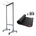 Muscle Motion Storage Rack with 20x Hanging Mats