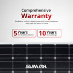 Sunman 100W eArc Narrow Flexible Solar Panel