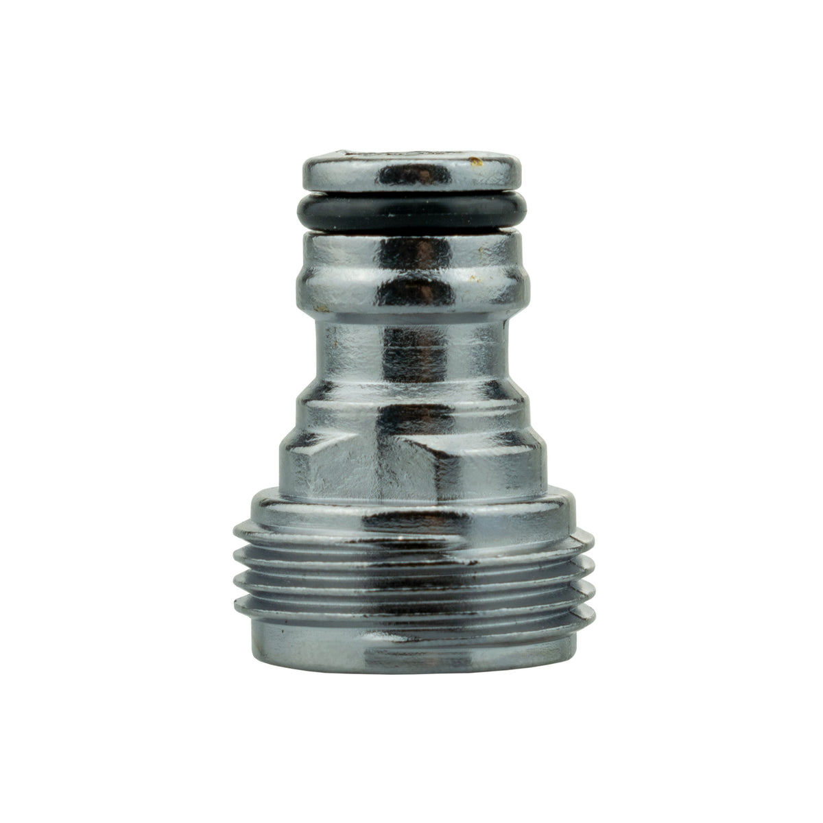 Tap Connector Snap On Male - 3/4" BSPM Brass Nickle Plated