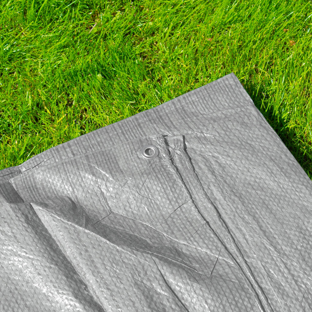 Gray S-Grade Tarpaulin 4m x 5m