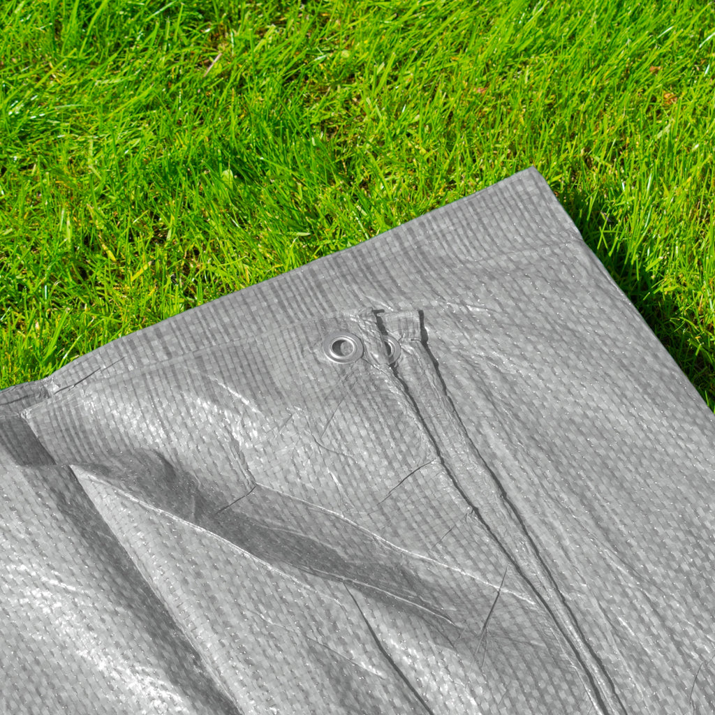Gray S-Grade Tarpaulin 3m x 3m