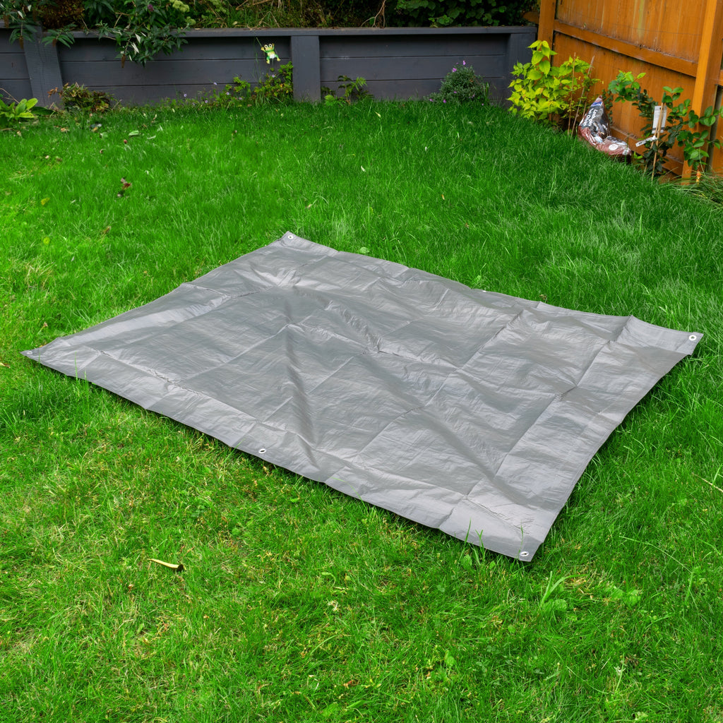 Gray S-Grade Tarpaulin 2m x 3m