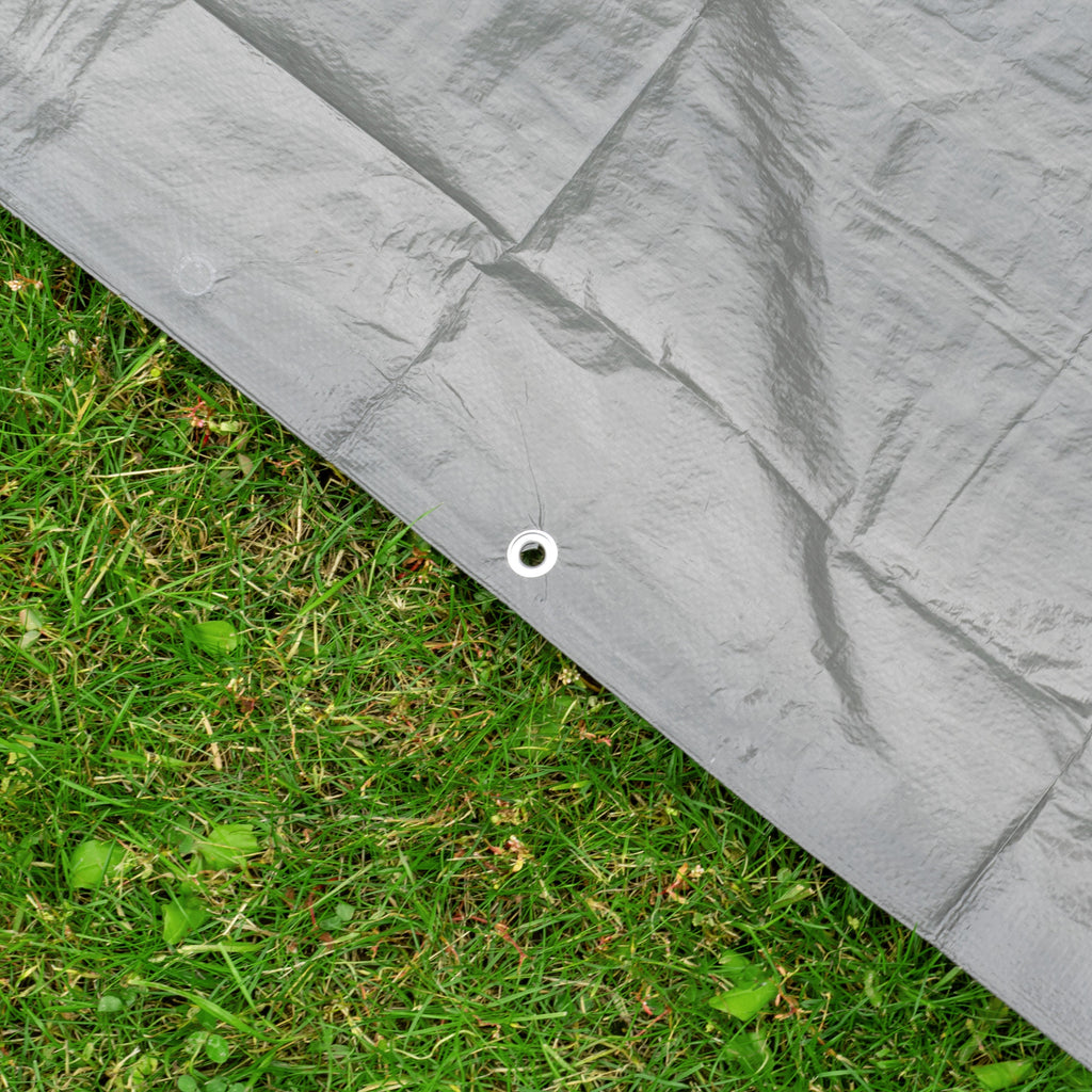 Gray S-Grade Tarpaulin 2m x 2m
