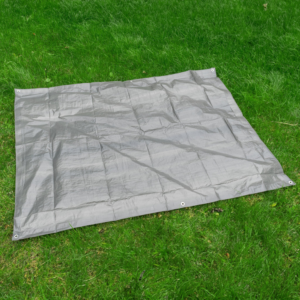Gray S-Grade Tarpaulin 3m x 3m