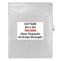Clear M-Grade Tarpaulin 2m x 3m