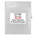 Clear M-Grade Tarpaulin 3m x 4m