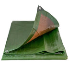 Green/Brown L-Grade Tarpaulin 1m x 1m