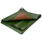 Green/Brown L-Grade Tarpaulin 3m x 4m