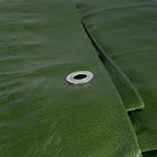 Green/Brown L-Grade Tarpaulin 8m x 10m
