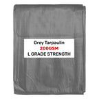 Grey L-Grade Tarpaulin 2m x 4m