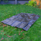 Black/Silver L-Grade Tarpaulin 4m x 4m