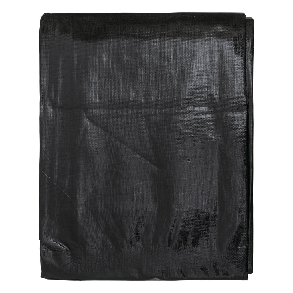 Black/Silver L-Grade Tarpaulin 8m x 10m