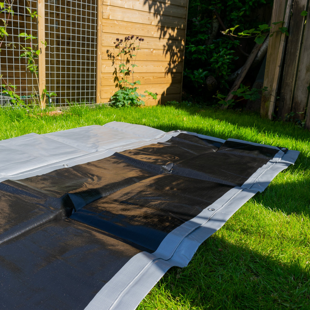 Silver XL-Grade Tarpaulin 4m x 5m