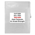 Clear XL-Grade Tarpaulin 6m x 10m