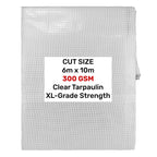 Clear XL-Grade Tarpaulin 6m x 10m