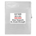Clear XL-Grade Tarpaulin 6m x 6m