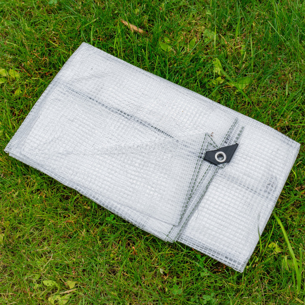 Clear XL-Grade Tarpaulin 1.5m x 2m