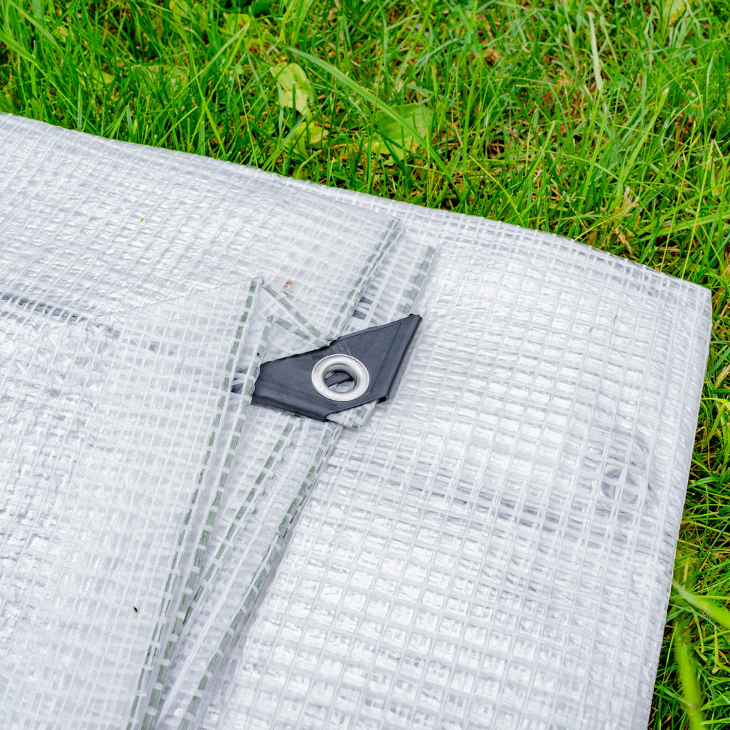 Clear XL-Grade Tarpaulin 2m x 4m