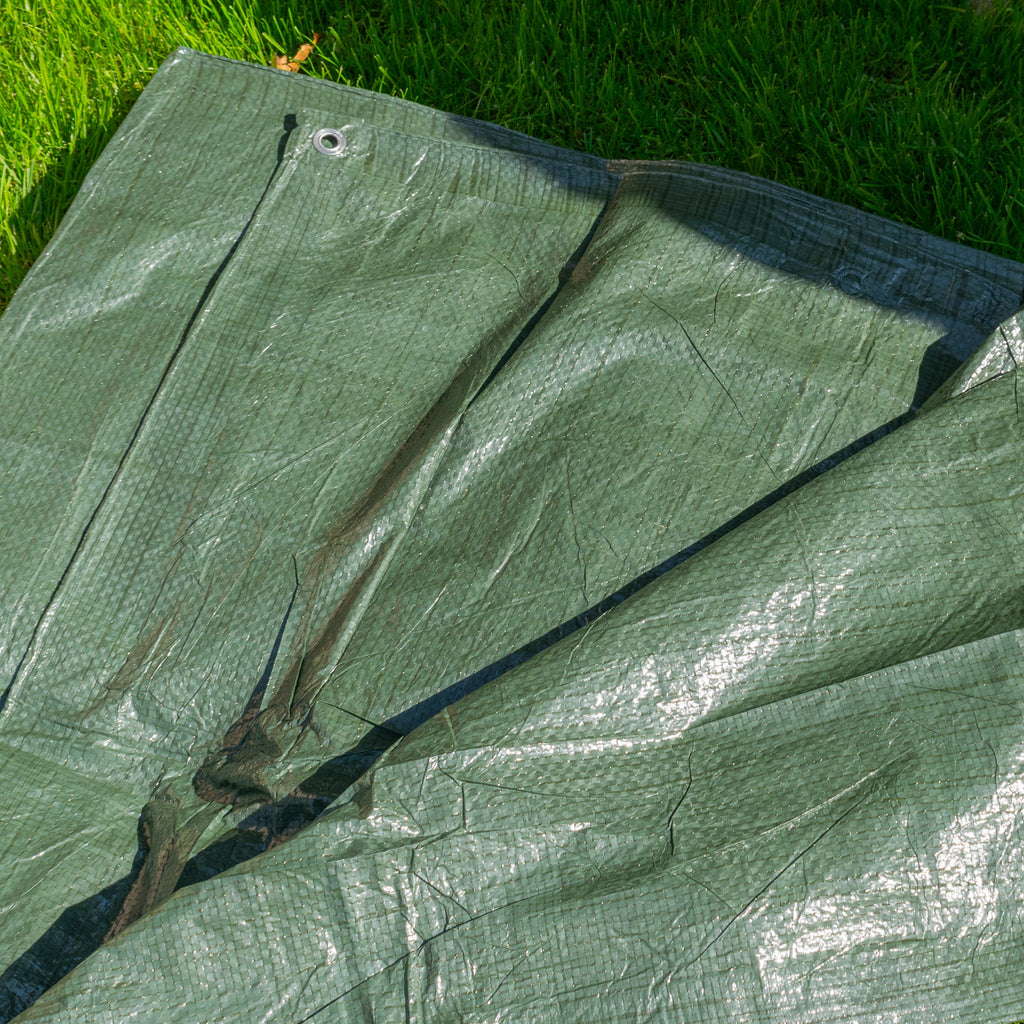 Green S-Grade Tarpaulin 3m x 5m