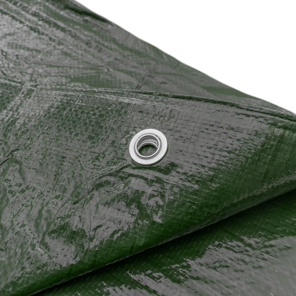 Green M-Grade Tarpaulin 5m x 6m