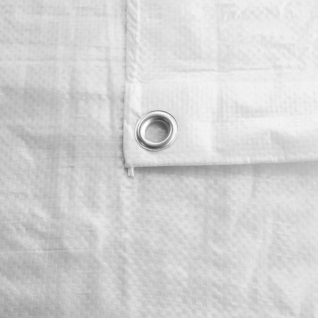 White M-Grade Tarpaulin 4m x 4m