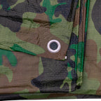 Camouflage M-Grade Tarpaulin 5m x 5m