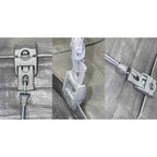 Tarp Clip Gray Slide Type Pack of 10
