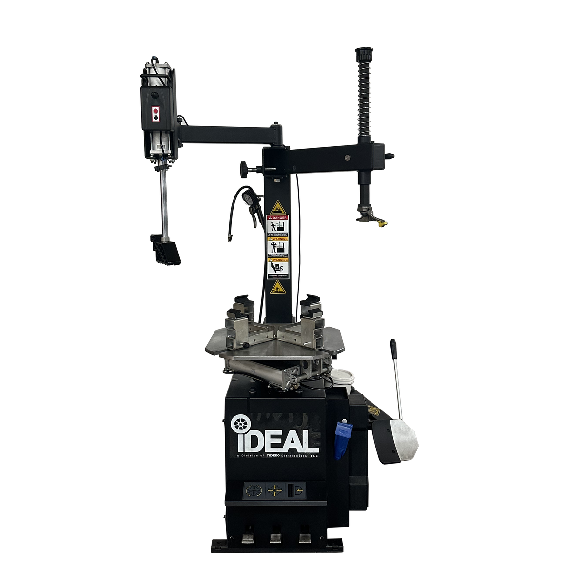 ideal ATV and motorcycle tire changer with assist arm