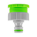 Female Tap Connector 1" or 3/4" BSP Female, Green/Gray
