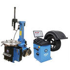 Atlas TC755 Rim Clamp Tire Changer + WB49-2 Wheel Balancer Combo