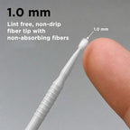 Paint Touch Up Micro Brushes, 100 Superfine 1.0 mm Tip Size White Brush Applicators - Auto Body Shop, Auto Car Detailing, Hobby