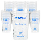 32 oz. (1000ml) Graduated Plastic Mixing Cups (Box of 50) - Disposable Plastic Measuring Cups for Liquids, Paints, Resin, Epoxy, Art, Kitchen